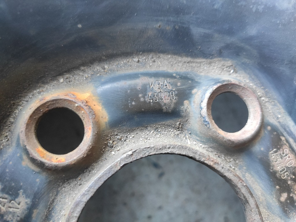 Диск колесний металевий R14 Skoda Fabia (KBA 43928) Ковель - фото 6