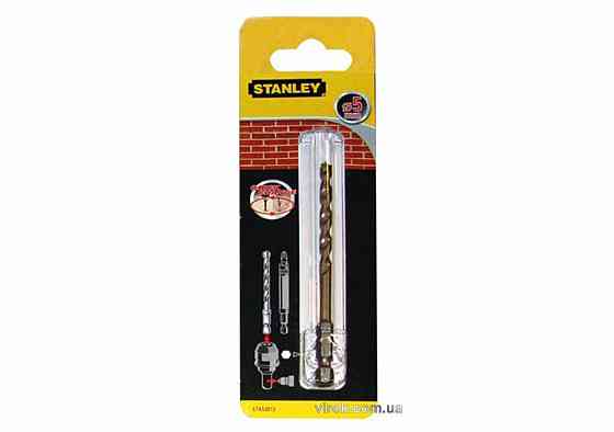Свердло по цеглі STANLEY SuperLock : Ø= 5 x 180 /50 мм. хвостик HEX- 1/4