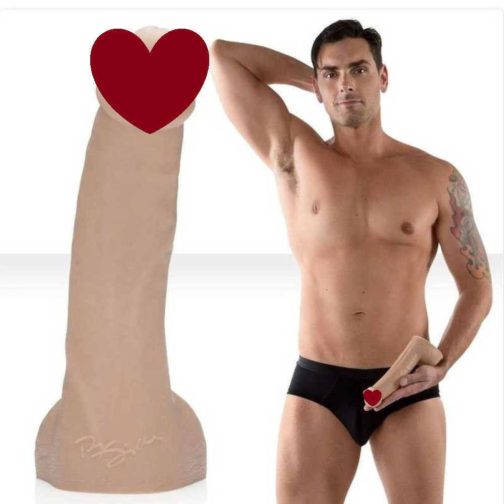 Фалоімітатор з мошонкою реалістичний Fleshjack Guys-Ryan Driller Dildo, бежевий Sex Aura Київ - фото 1