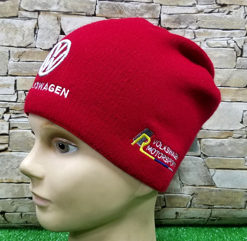 Шапка стильна ковпак WOLKSWAGEN Motorsport Fleece Київ - фото 3