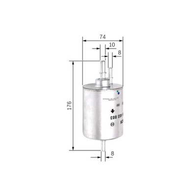 Фільтр паливний Bosch F 026 403 003 Вінниця - фото 5