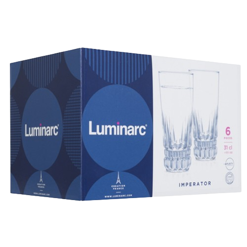 Набір склянок Imperator 310мл 6шт високі 6332416 Luminarc Житомир