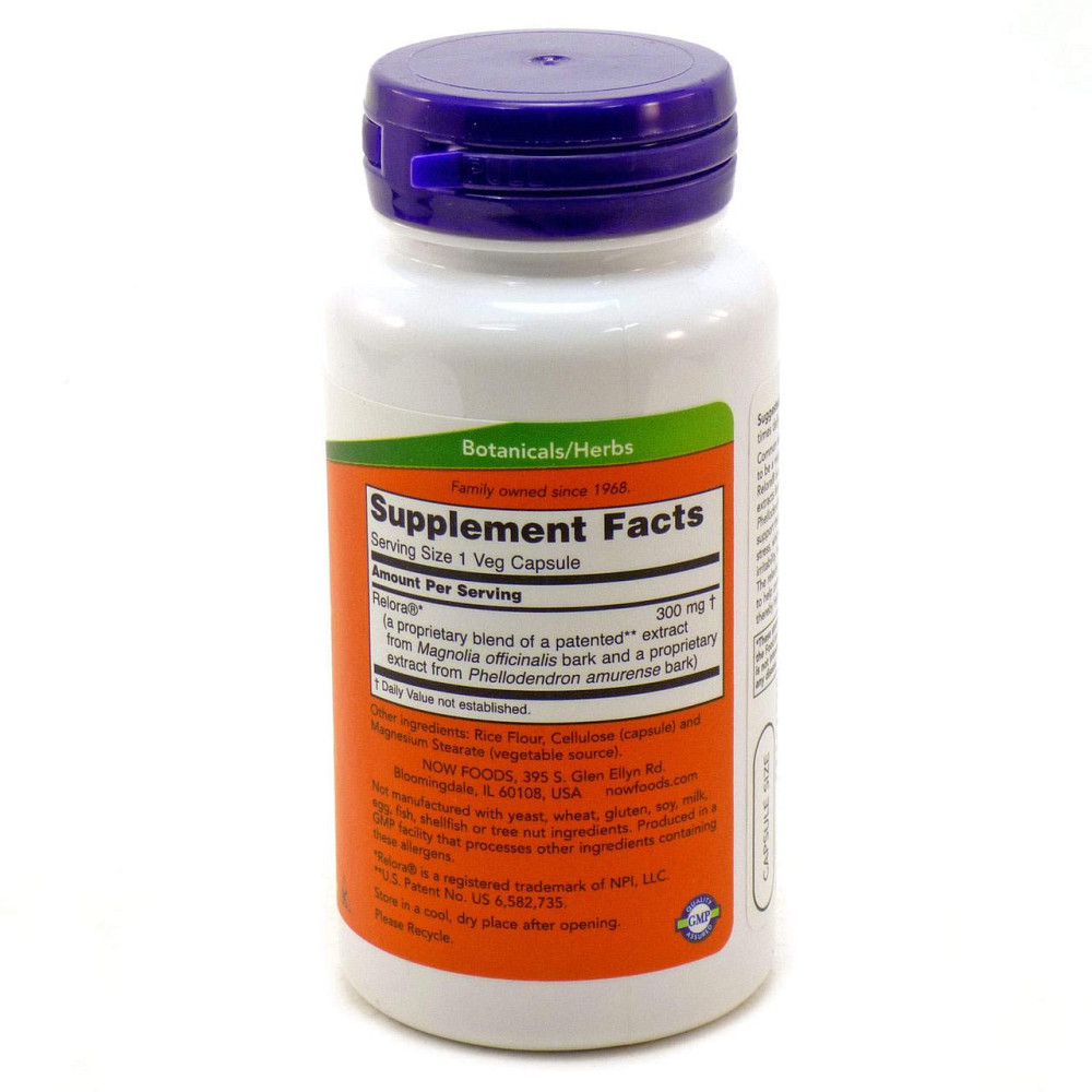 Релора Now Foods Relora 300 мг 60 вег капс Киев - изображение 2