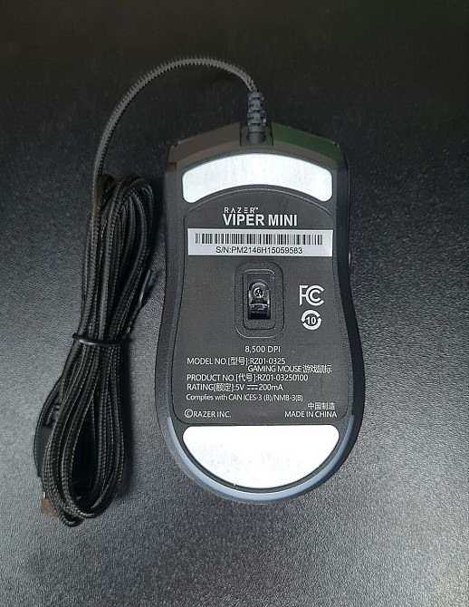 Ігрова дротова мишка Razer Viper Mini Gaming RGB 8500 DPI Для ПК та ноутбуків Клевань - фото 3