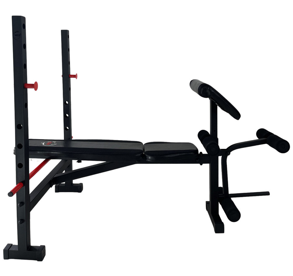 Лавка силова для жиму WCG DS 1500 + парта Скотта, похила лава для тренувань зі стійками під штангу Київ - фото 4