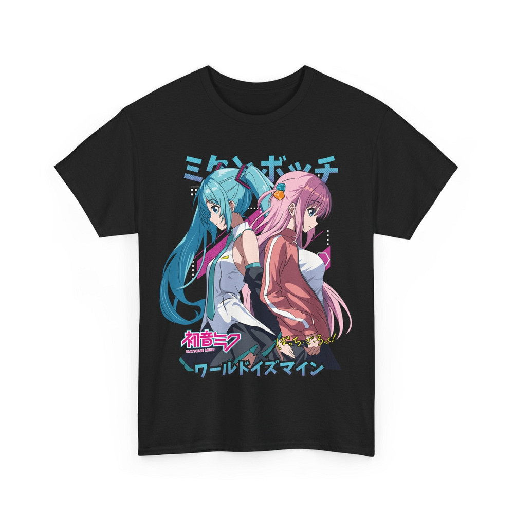 Футболка аниме Каваии Хитори Готоу Боккхи оверсайз (S/M/L) Черний AnimeJ0415 Днепр - изображение 7