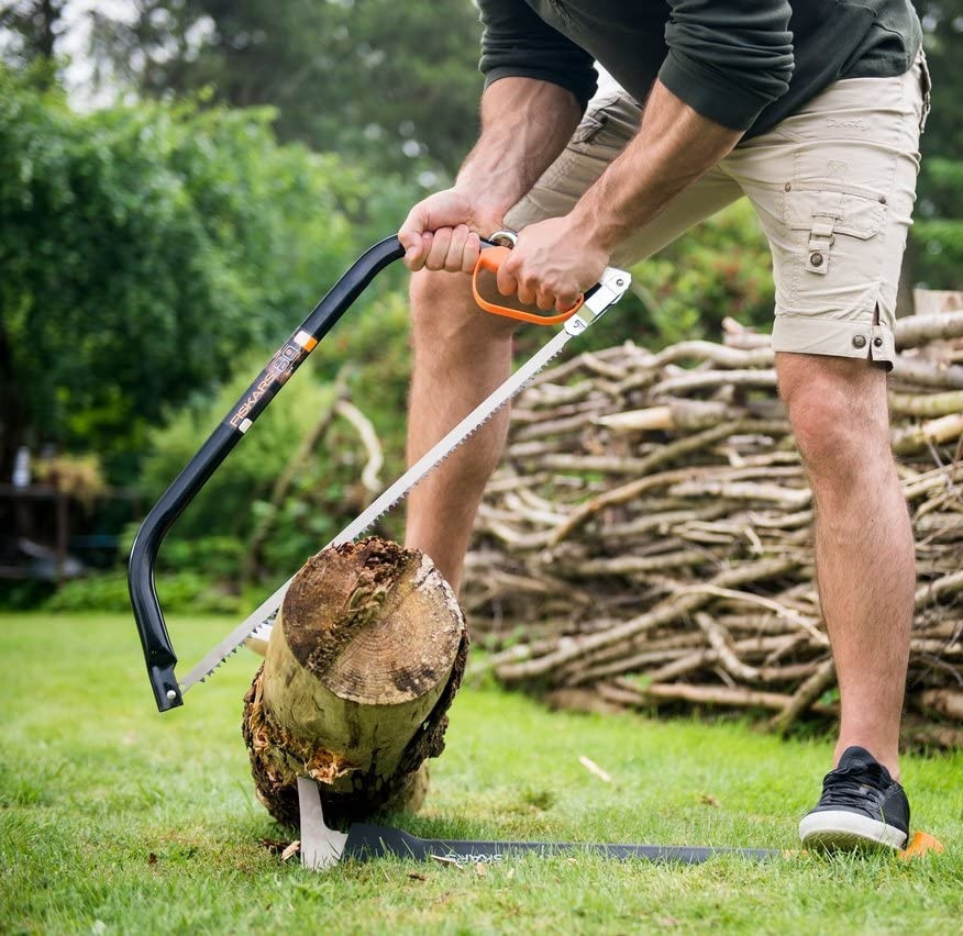 Ручна пила лучкова 61 см Fiskars "SW31" (1000615/124810) Загартована сталь Нововолинськ - фото 5