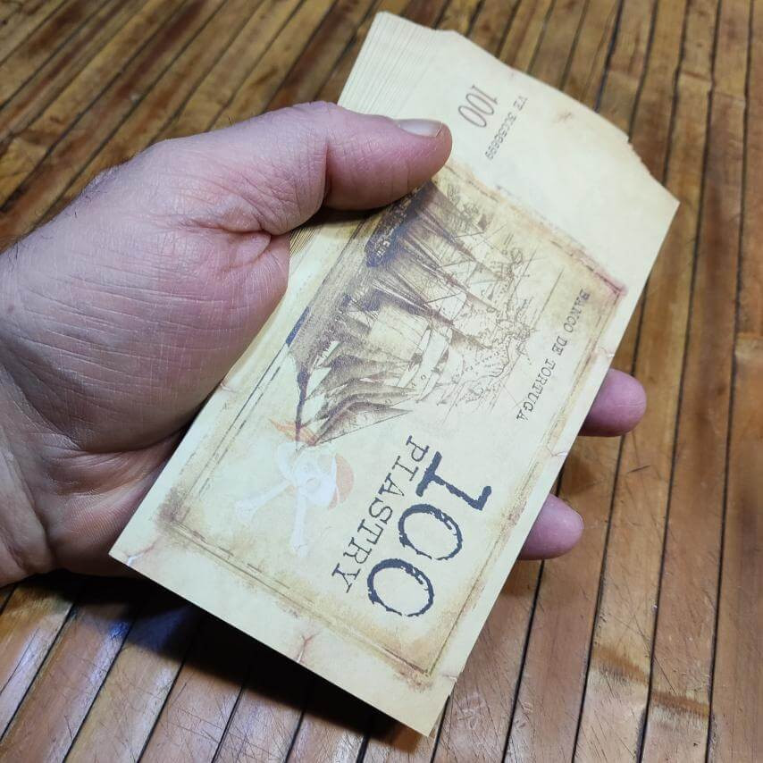 Піратські гроші 100 піастрів сувенірні Київ - фото 2