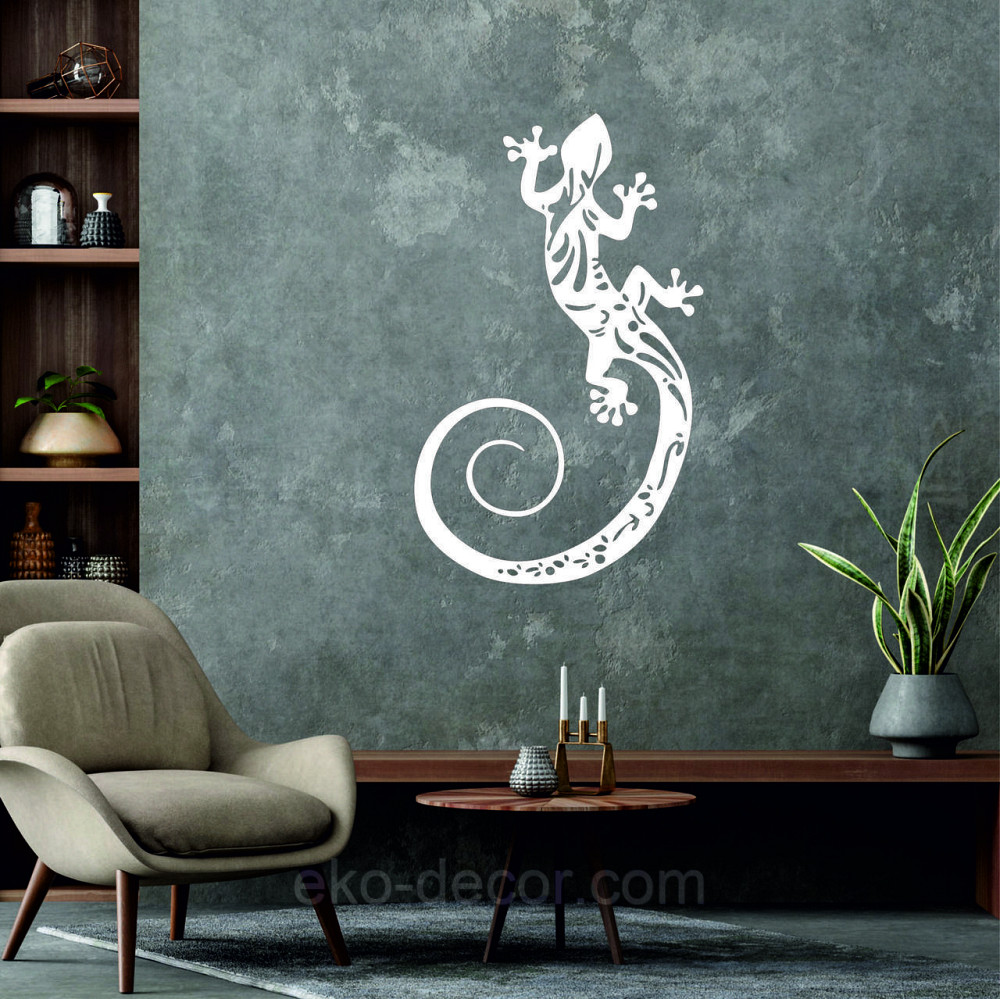 Декоративне настінне 3D Панно «Ящірка» Декор на стіну з об'ємом Київ - фото 7