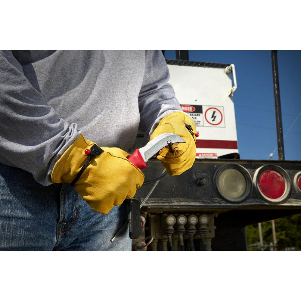 Ніж будівельний з фіксованим загнутим лезом MILWAUKEE, для кабелю Одесса - изображение 4