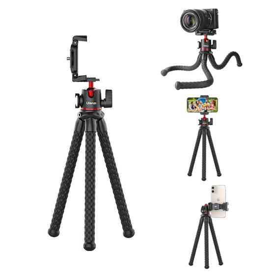 Гибкий штатив с держателем для телефона и холодный башмаком Ulanzi MT-33 Киев