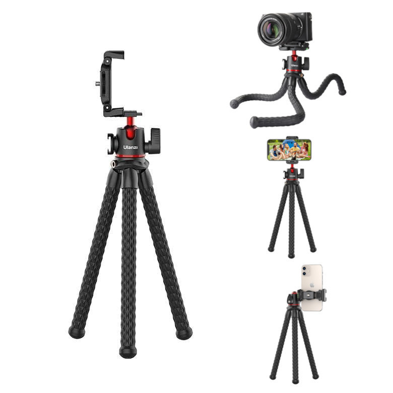 Гибкий штатив с держателем для телефона и холодный башмаком Ulanzi MT-33 Киев - изображение 1