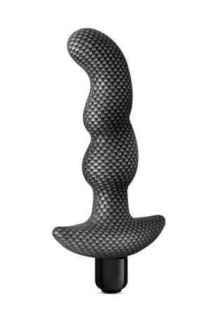 Анальная пробка с вибрацией 3-в-1 SPARK IGNITION PRV-02 CARBON FIBER Sex Aura Киев