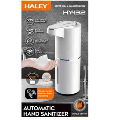 Автоматичний сенсорний дозатор для рідкого мила та антисептика HALEY HY-132, безконтактний диспенсер для піни Одеса