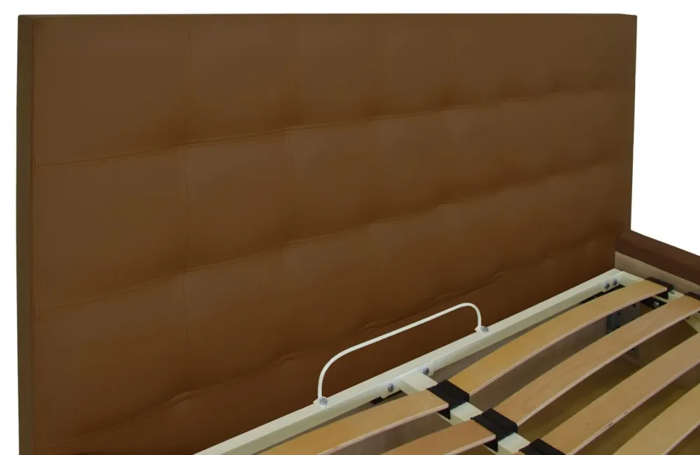 Кровать Двуспальная Chester New Comfort 180 х 190 см Fly 2213 A1 С подъемным механизмом и нишей для белья Светло-коричневый Киев - изображение 3