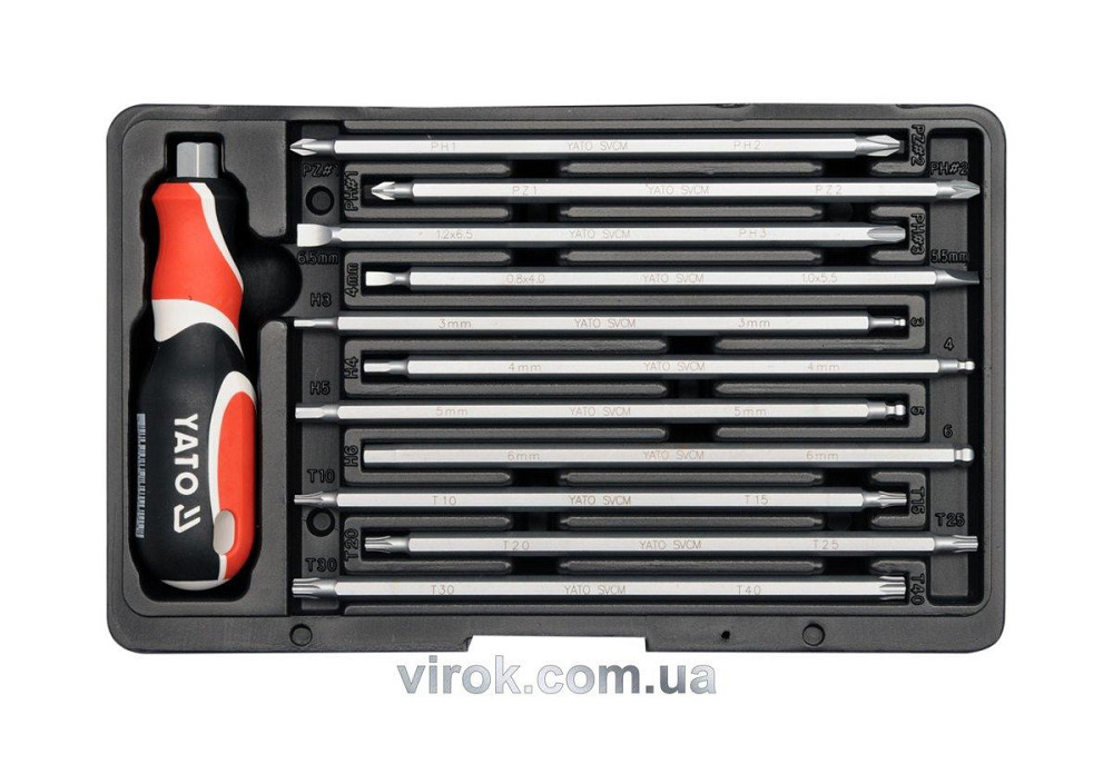 Викрутки прецизійні YATO, кпл. 12 шт [6/12] Одеса - фото 1