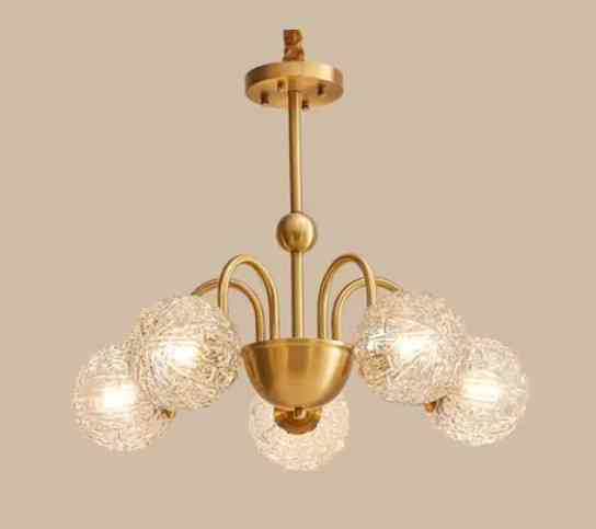 Світлодіодна люстра Мозаїка 5007 (Золота) на 5 плафонів Київ