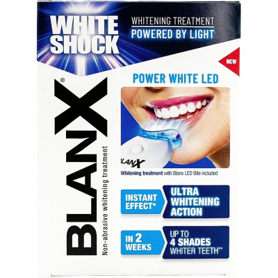 Засіб для відбілювання зубів BlanX Інтенсивний відбілювальний комплекс Зубна паста White Shock + Активатор Led Bite (8017331055427) Вінниця - фото 3