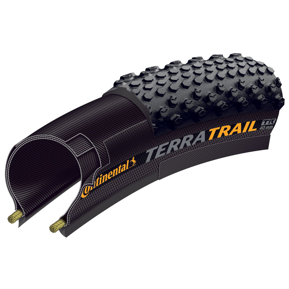 Покрышка бескамерная Continental Terra Trail ProTection - 28" x 1.50 | 700 x 40C, черная, складная, skin Київ - фото 3