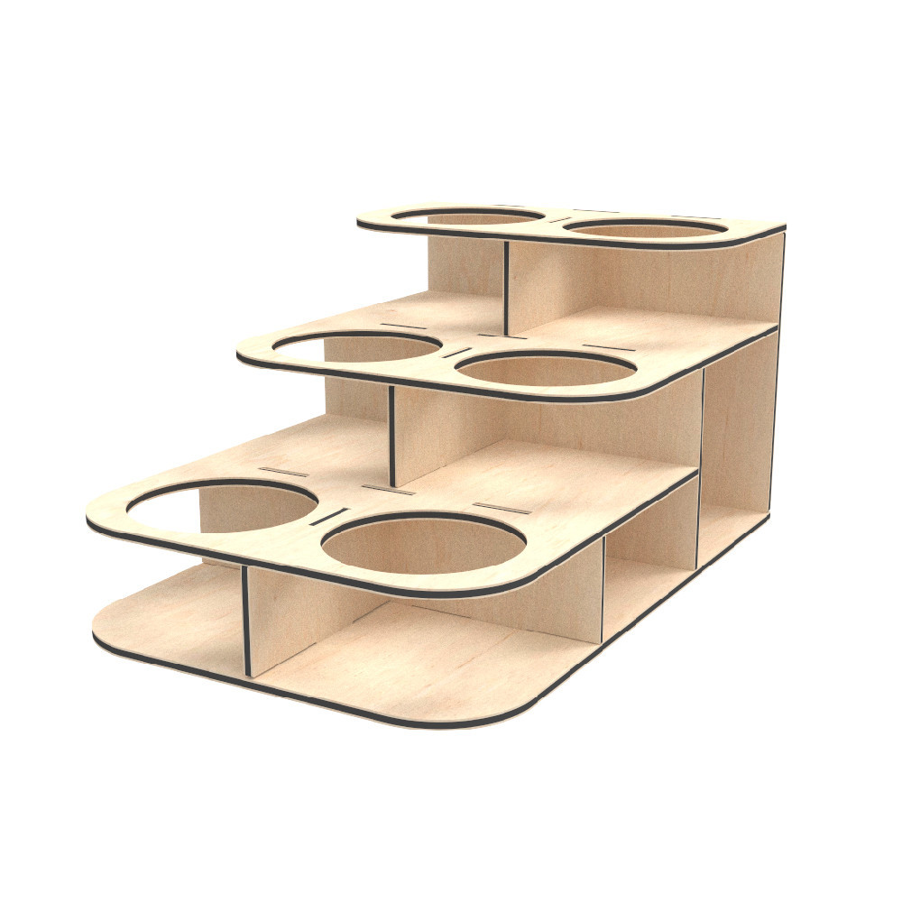 Підставка EKOSTAR для сиропів 220х350х175 мм, d - 90мм Київ - фото 1