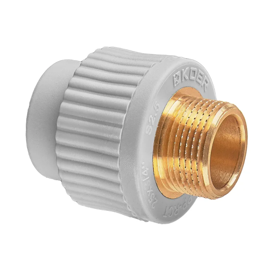 Муфта ЗР Koer K0097.PRO.WN - 25х3/4М PPR (KR6226) Киев