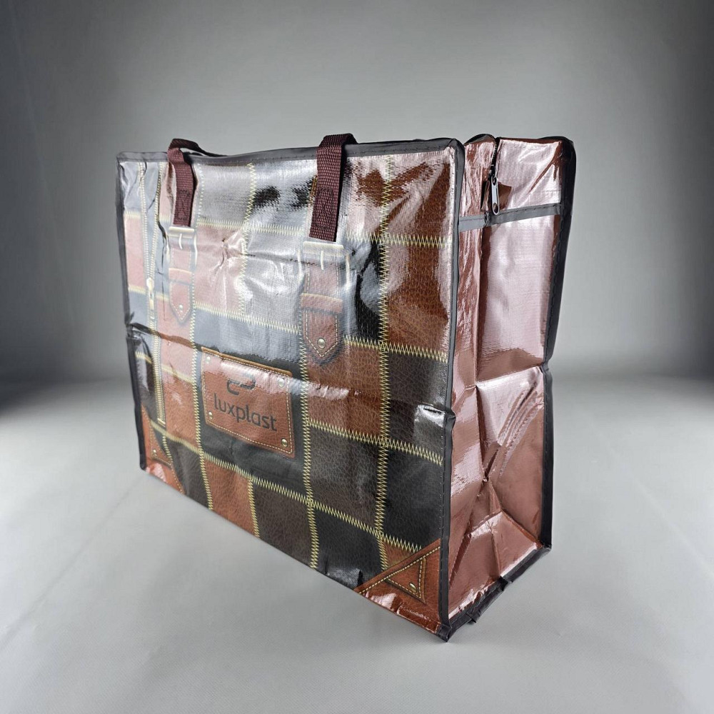 Поліпропіленова сумка господарська з кольоровим малюнком No2 Латки (1 шт.) Харків - фото 2