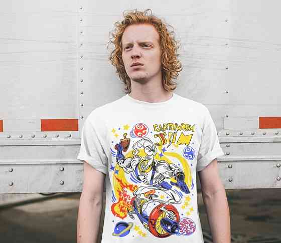 Футболка для мальчика аниме Нев Джиммй Буффетт Тоур оверсайз (рост от 165 до 180 ) Черний AnimeJ0920m Днепр