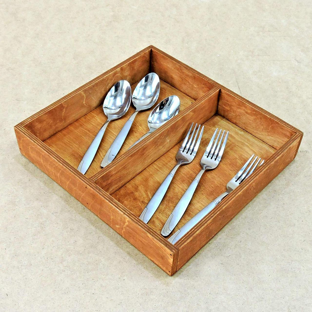 Лоток для столових приладів "Ласопа" шафран Миколаїв - фото 1