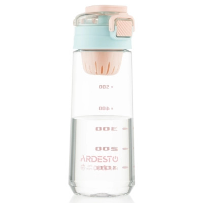Бутылка для воды Ardesto Duo 720мл блакитний, рожевий (AR2272DB) Винница - изображение 1