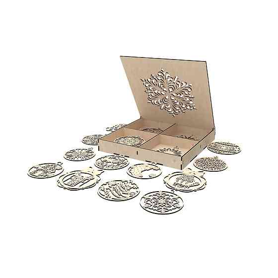 Набор новогодних игрушек EKOSTAR 20шт Киев