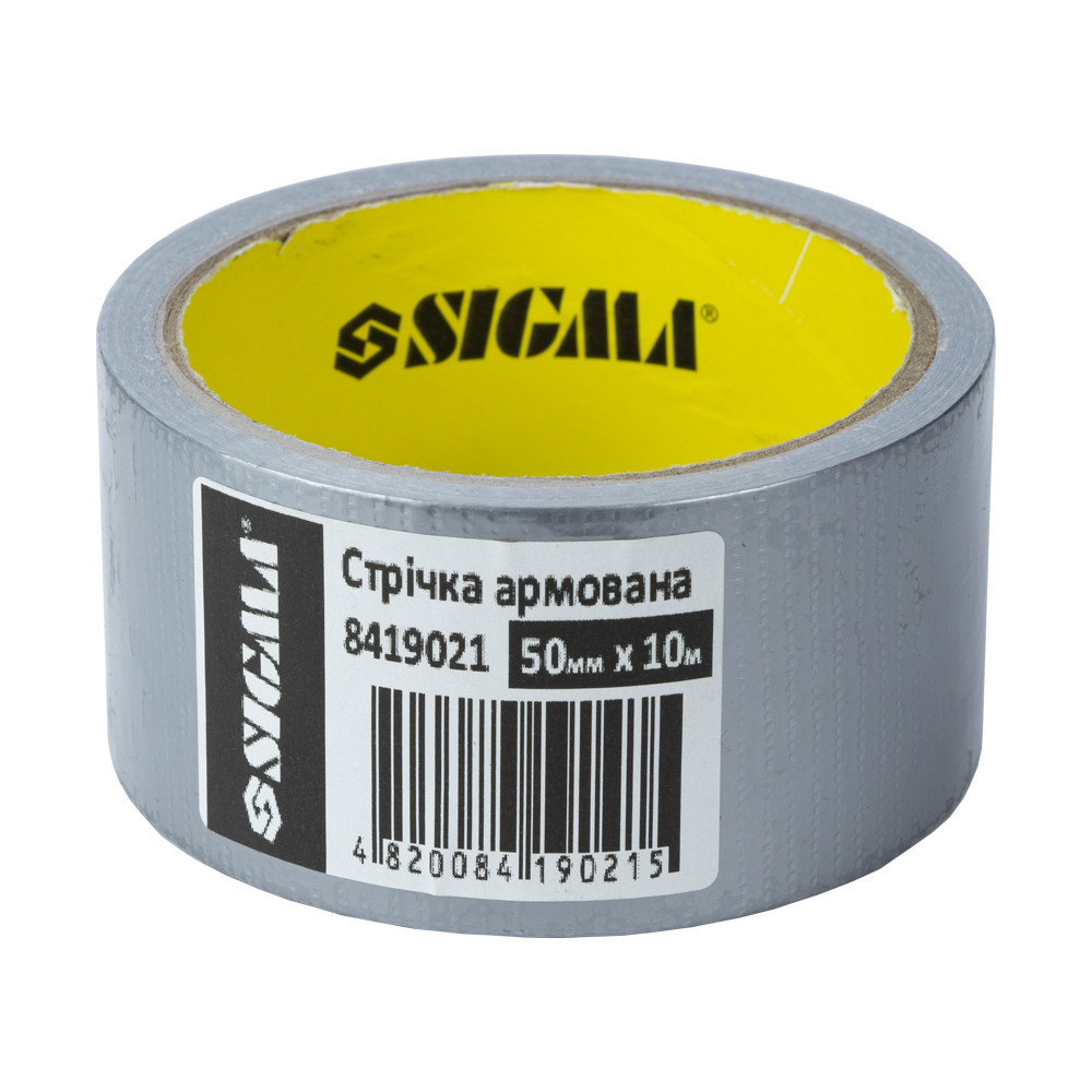 Стрічка армована (сіра) 50мм×10м SIGMA (8419021) Рівне - фото 1