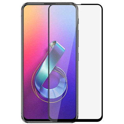 Скло захисне PowerPlant Full screen Asus Zenfone 6 (2019), Black (GL606955) Вінниця - фото 1