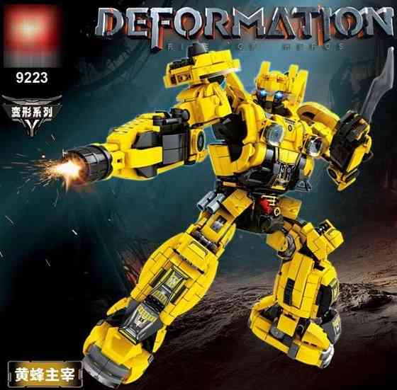 Конструктор Трансформер Робот Бамблби Оптимус Прайм 1502 детали. Харьков