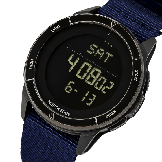 Чоловічий наручний годинник North Edge Alps Special Blue з компасом, 2 ремінці ( 10421 ) Харків