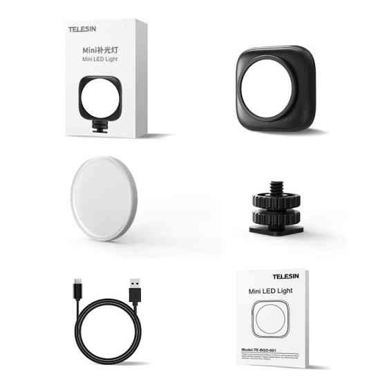 Відеосвітло накамерне з фільтром Telesin TE-BGD-001 Київ