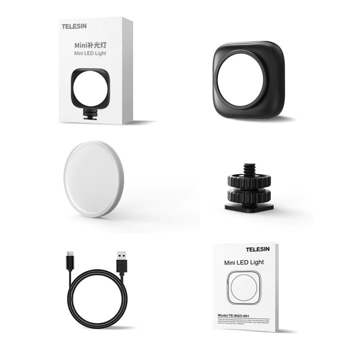 Відеосвітло накамерне з фільтром Telesin TE-BGD-001 Київ - фото 4