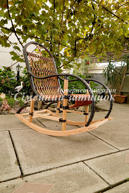 Гойдалка з лози плетена Київ - фото 3