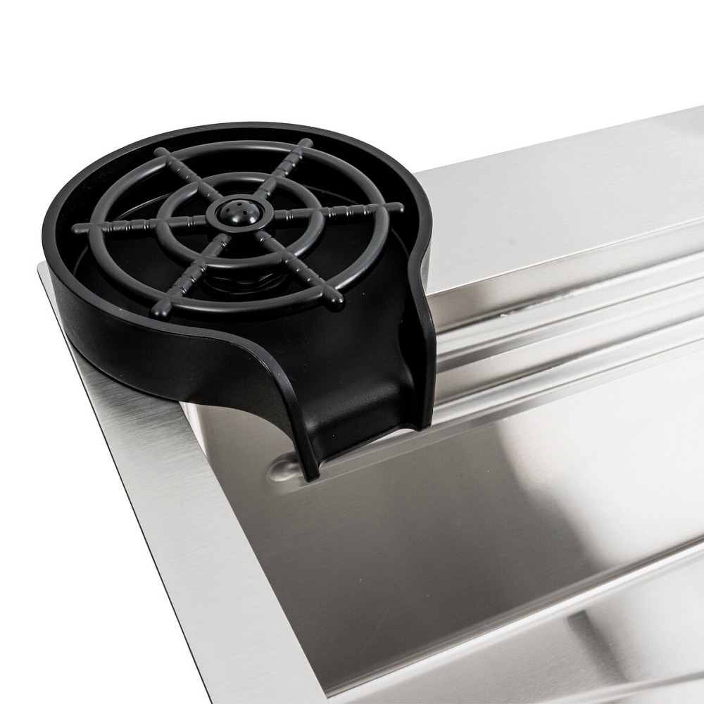 PLATINUM Кухонна мийка 75*45G сатин Platinum Handmade "Водоспад" повна комплектація Київ - фото 4