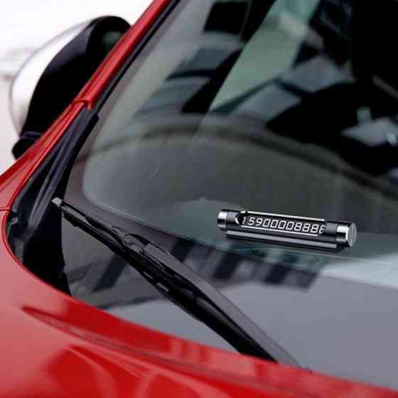 Паркувальна карта Baseus Temporary Parking Number Card Black Київ