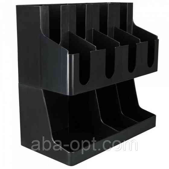 Диспенсер двухъярусный для бумажных стаканов Блэк (шт).Aba-Opt Одесса
