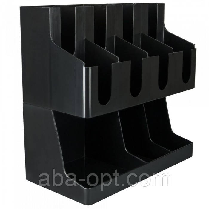 Диспенсер двухъярусный для бумажных стаканов Блэк (шт).Aba-Opt Одесса - изображение 1