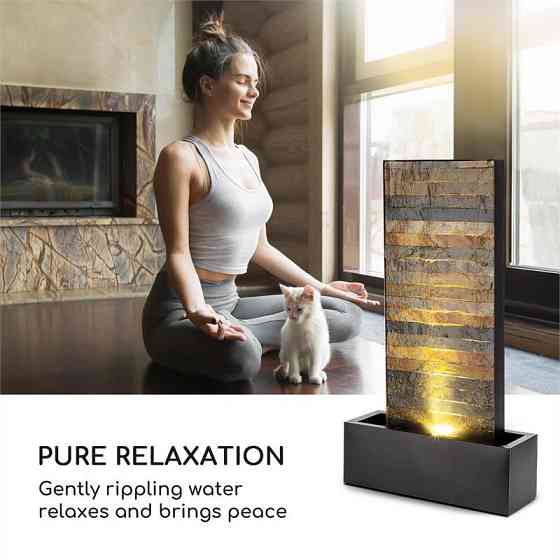 Насос Raincastle Garden Fountain с 12 светодиодами и концепцией Loopflow 8 Вт IPX8 для использования в Ровно