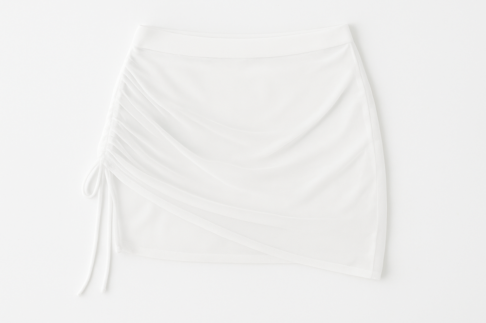 Пляжна чорна юбка Білий S/М Харків - фото 4