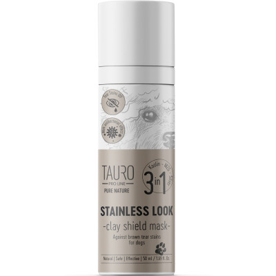 Маска для животных Tauro Pro Line Stainless look Удаляет бурые пятна вокруг глаз и рта 50 мл (TPL63380) Винница - изображение 1