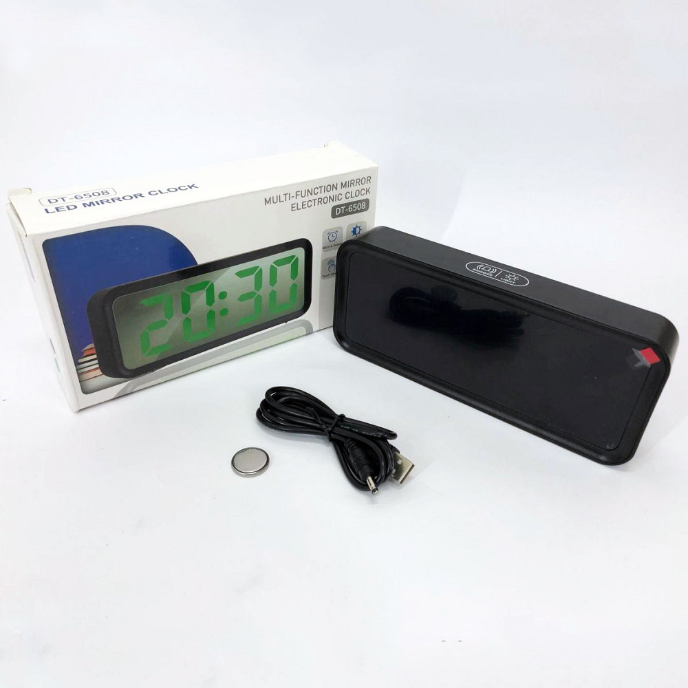 Настільний годинник з електронною індикацією, Класичний настільний годинник LED IG-14 Львів - фото 5