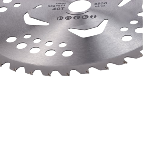 Диск до садового тримера (4 підрізні лопасті) d255*25,4мм 40T з твердосплавними напайками SIGMA Житомир - фото 5