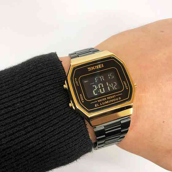 Годинник вінтажний на ланцюжку, Простий електронний наручний годинник чоловічий retro vintage KC-62 Івано-Франківськ