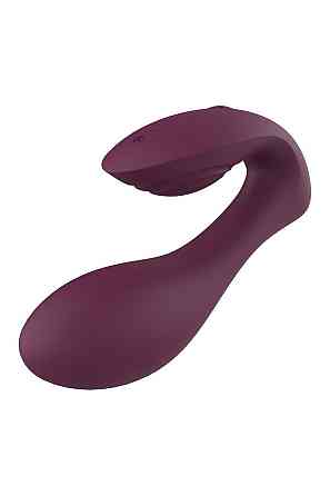 Вібратор подвійний стимуляцією з пультом керування Dream Toys Essentials Ultra Dual Vibe, фіолетовий Sex Aura Київ