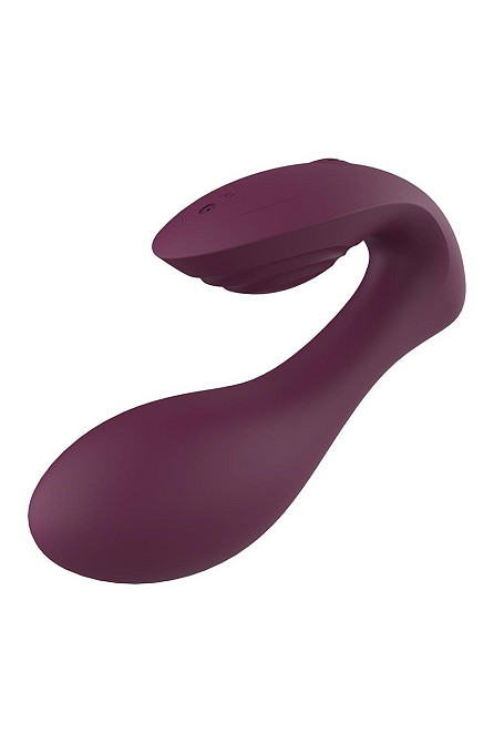 Вібратор подвійний стимуляцією з пультом керування Dream Toys Essentials Ultra Dual Vibe, фіолетовий Sex Aura Київ - фото 4
