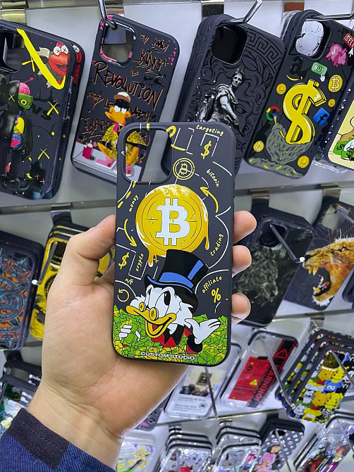 Чехол на смартфон с принтом - BITCOIN. Черновцы - изображение 1